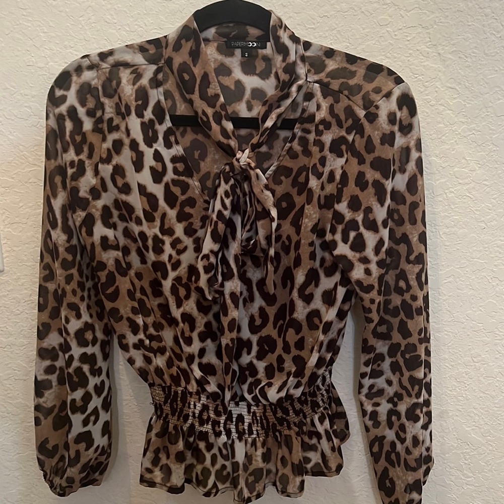 Cute Leopard Blouse